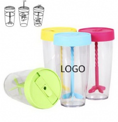 Colorful Manually Stir Mixing Cup