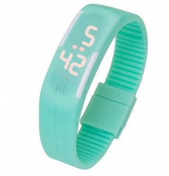 Silicone bracelet watches