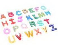 Educational Fridge Magnets- Letters